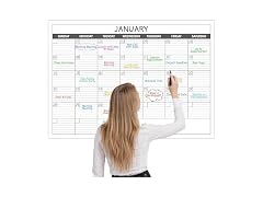 Lemome Home Large Dry Erase Calendar for Wall wit