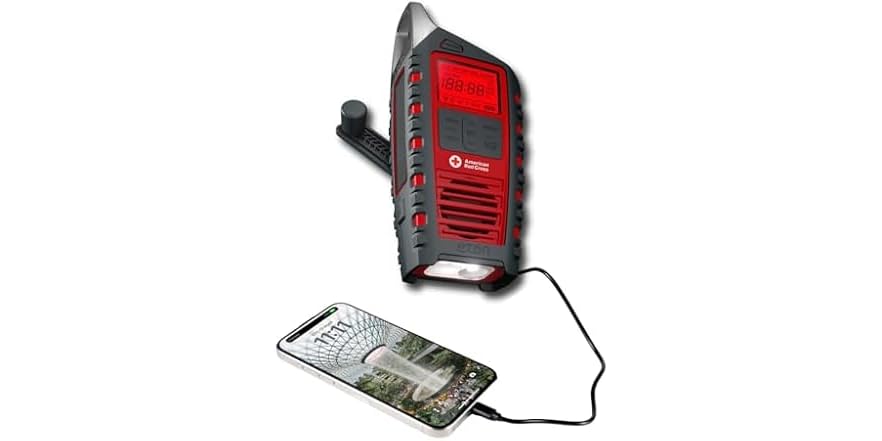 (NEW) Eton Odyssey Hand Crank NOAA Weather Radio All Band Emergency Radio