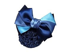 KDDOM Lady Bow Hair Bun Net,Professional