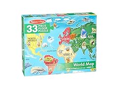 Melissa & Doug World Map Floor Puzzle