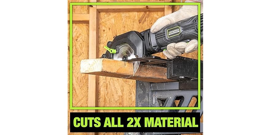 Genesis Mini Circular Saw 4.0 Amp 4-1/2