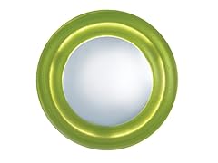 1-Light Green Round Glass Wall Sconce