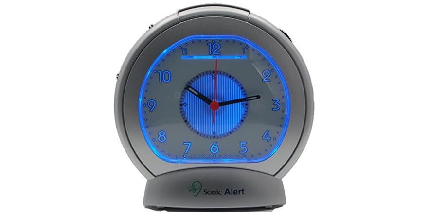 Sonic Boom Analog Vibrating Alarm Clock