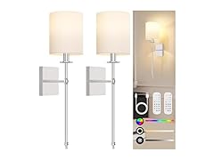 Bosceos B0DZ2MGX94 27 Inch Battery Operated Wall Sconces