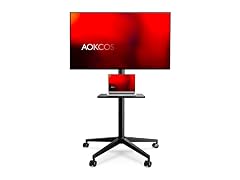 Tall Rolling TV Stand