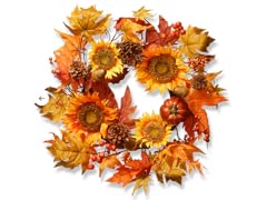 22" Sunflower Harvest Wreath