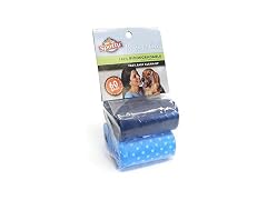 Royal Spotty Biodegradable Dog Poop Bags, 60ct