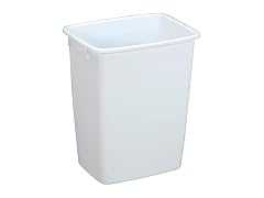 Rubbermaid 36 Quart White Open Wastebasket