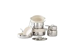 Bloomhouse 12 Piece Triply Stainless Steel Pots and Pans Cookware Set