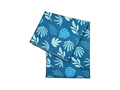Bumkins Baby Splat Mat, Blue Tropic