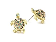 Betsey Johnson Turtle Stud Earrings