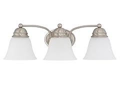 3-Light 21" Vanity, Brushed Nickel