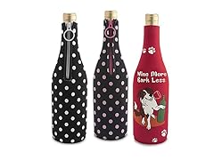 Neoprene Wine Bottle Sleeve 3 Pack