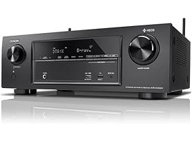 Denon AVRX1400H 7.2 Channel 4K AV Receiver with Built-in HEOS Wireless Technology, Alexa Compatibility