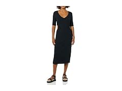 Amazon Essentials Women Fine Rib Side Detail Dress