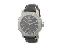 Gevril Men's Canal St Automatic Watch, Genuine Lea