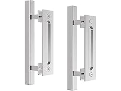 ROOMTEC 12" Pull and Flush Barn Door Handle Set