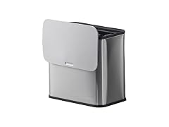 1.3 Gallon Kitchen Trash Can Silver