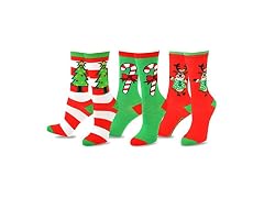  TeeHee Christmas Holiday Fun Crew Socks