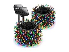 Brightever Solar String Lights for Outside, 2-Pack