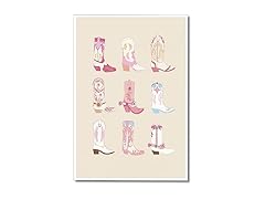 mifyuibytr Preppy Cowgirl Boots Print