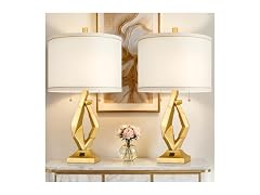 ROTTOGOON 24.5" Gold Lamps Set of 2