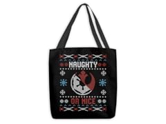 Galactic Naughty or Nice Large Tote Bag