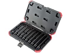 10-Piece 6" Metric Impact Hex Driver Set