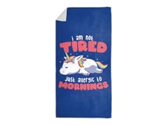 "Not Tired Just Allergic" Beach Towel