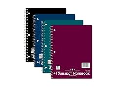 ROARING SPRING ROARING SPRING 1 Subject Spiral Notebo