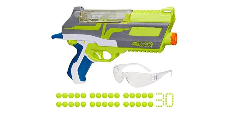 Nerf Hyper Impulse-40 Blaster – Recharge Hyper Rapide, 110 Fps, 40 Rounds – Fusil Nerf à Trémie Automatique