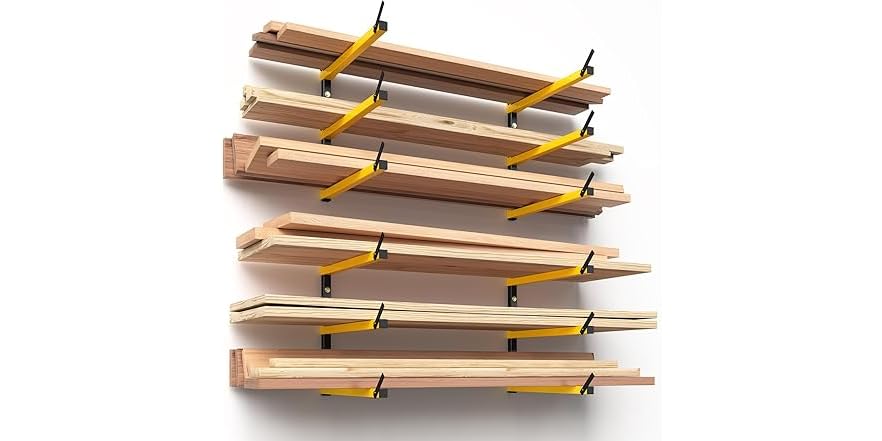 GREENER Lumber Storage Rack Folding with 3-Levels