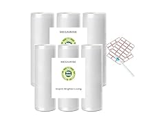 MEGAWISE Vacuum Sealer Bag Rolls