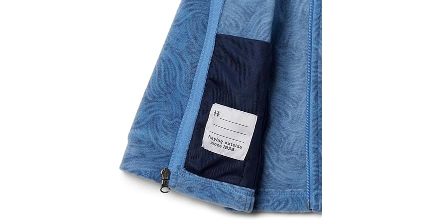 Giacca In Pile Columbia Zing III Da Ragazzo – Morbida, 250g, Con Tasche, Stampe Colorate - 5