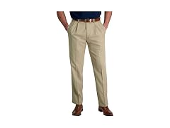 Haggar Men (34W x 34L) Cool Pleated Golf Pant