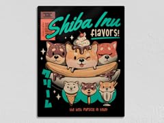 "Shiba Inu Flavors" Metal Poster