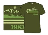 Retro Vintage Forest Moon