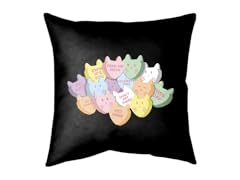 Catty Hearts Medium Double Sided Pillow