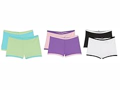 Hanes 6-Pack Girls' Play Shorts (XS-M)