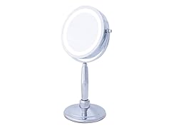 5X 2-in-1 Hand Held Mirror Chrome