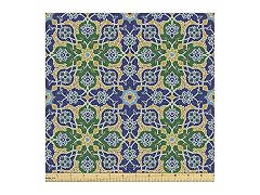 Ambesonne Orient Fabric by The Yard, Mosaic