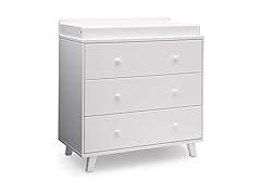 Delta Children Ava 3 Drawer Dresser with Changing Top
