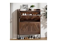 infurnic Shoe Cabinet w/2 Flip Drawers