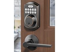 TEEHO TE001L Keyless Entry Door Lock with 2 Handles