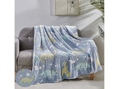 Glow in the Dark Ultra Soft Micro Plush Fleece Throw