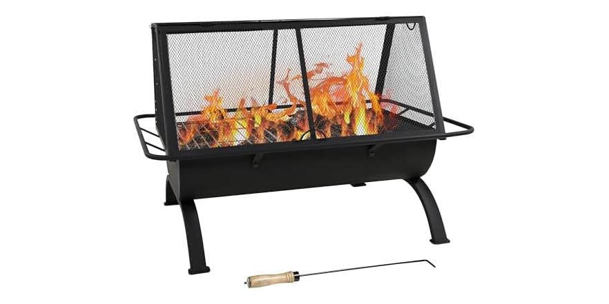 Sunnydaze 36-Inch Northland Steel Outdoor Fire Pit