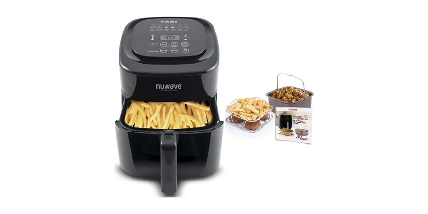 Nuwave 37001 6 Qt Digital Air Fryer / NuWave Brio 14 qt Black Digital
