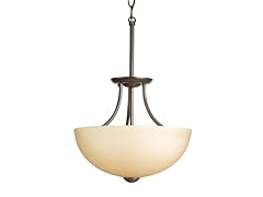 2-Light Semi-Flush, Antique Bronze