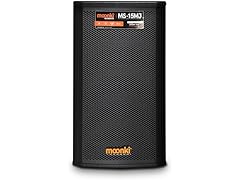(NEW) Moonki Sound MS-15MJ Pro Audio DJ Speaker 15-inch Woofer Class D Amplifier