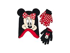Disney 3-Piece Minnie Hat and Mitten Set